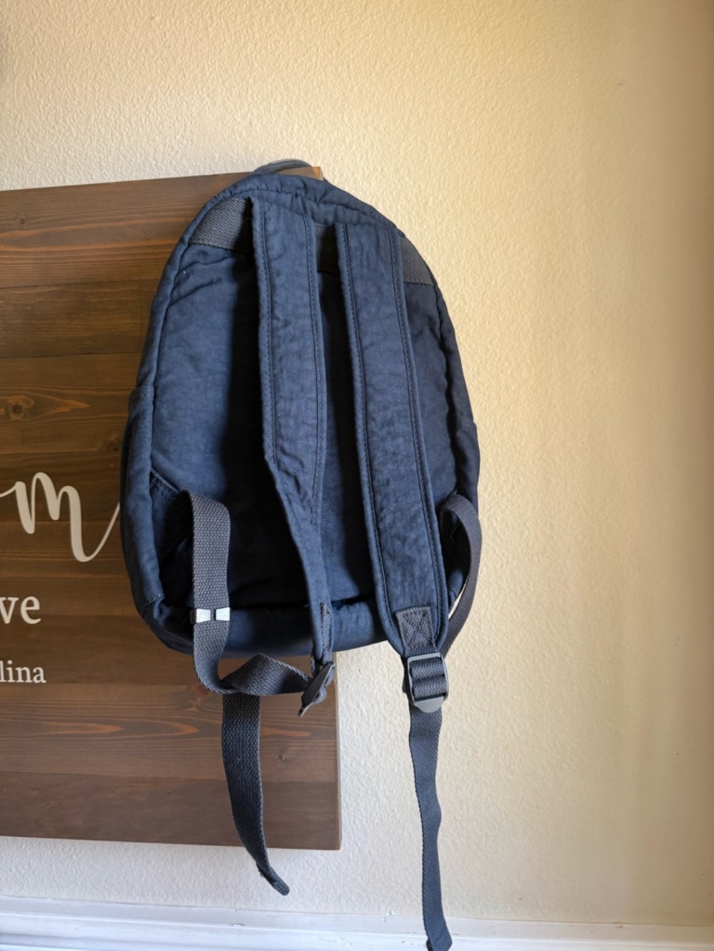 Kipling Navy Backpack - Picture 8 of 13